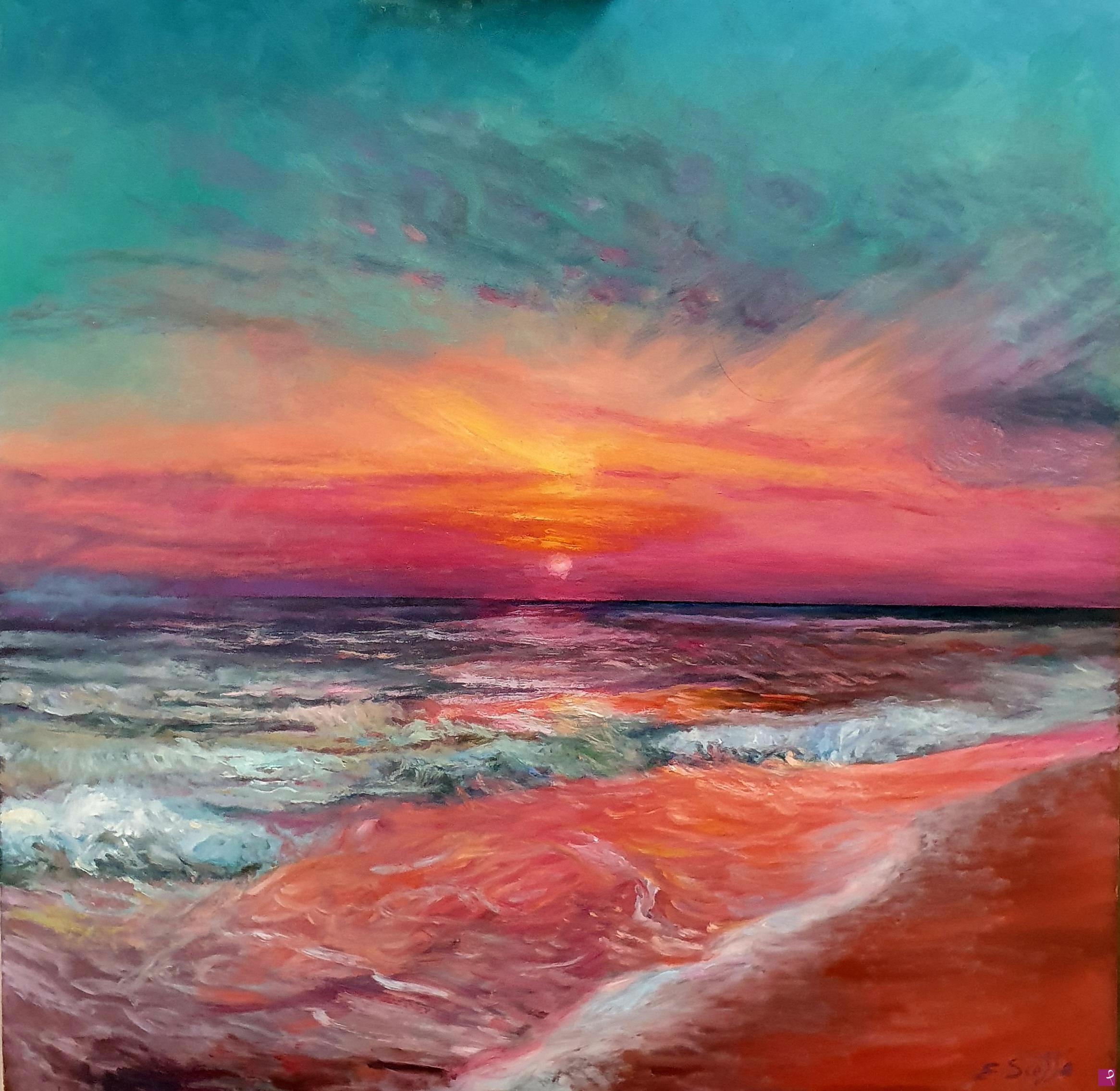quadri in vendita online - Tramonto 