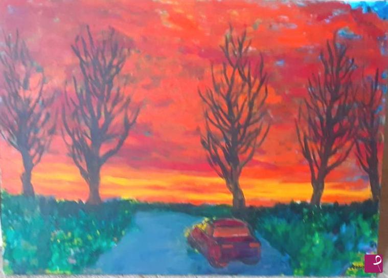 quadri in vendita online - Tramonto