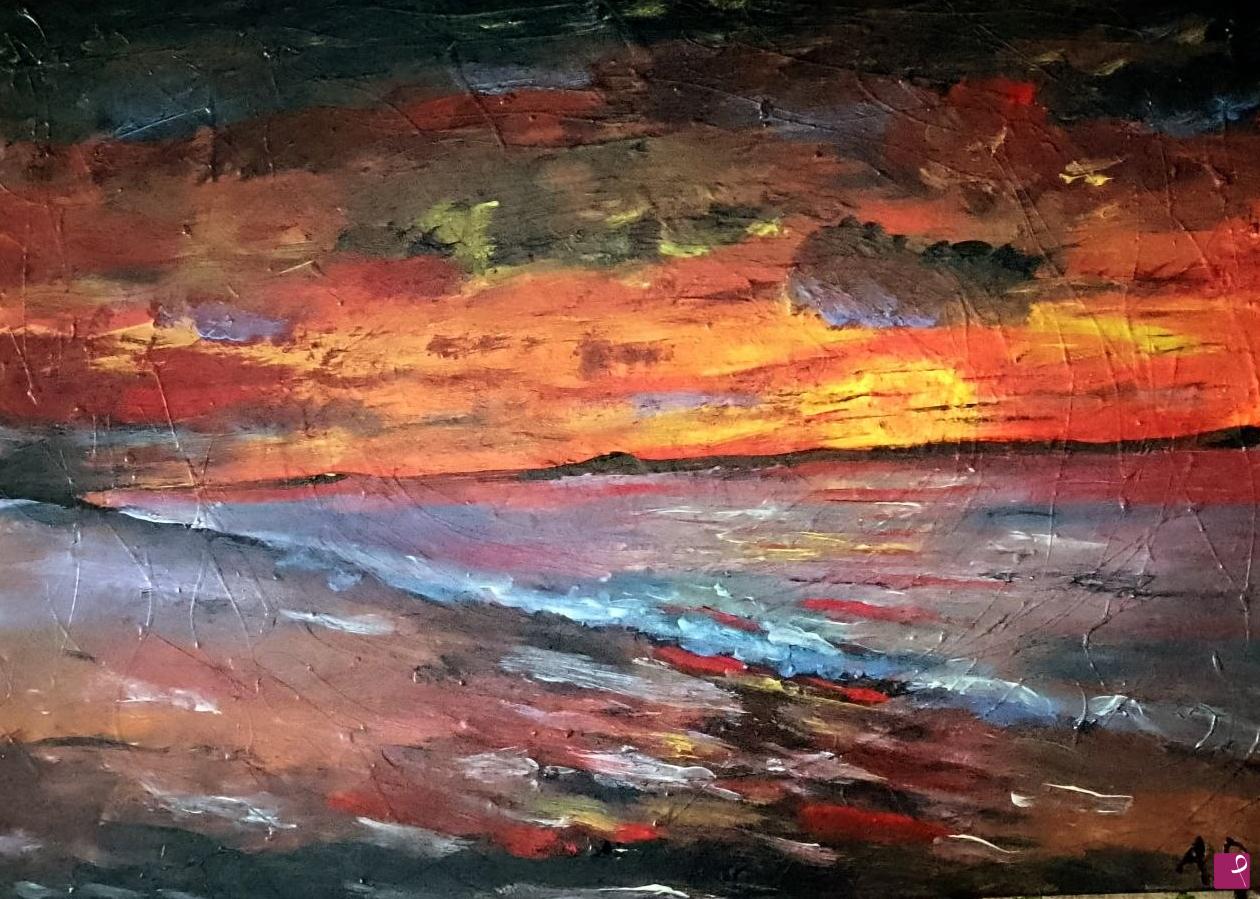 quadri in vendita online - Tramonto