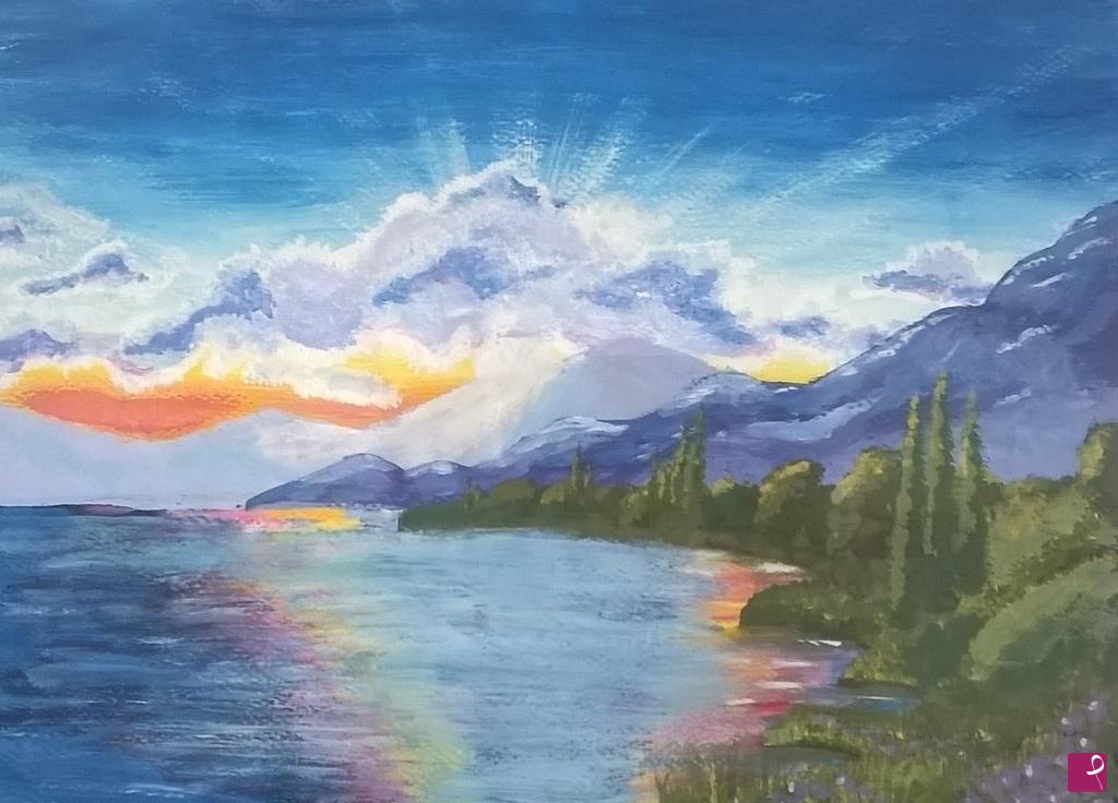 quadri in vendita online - Tramonto 