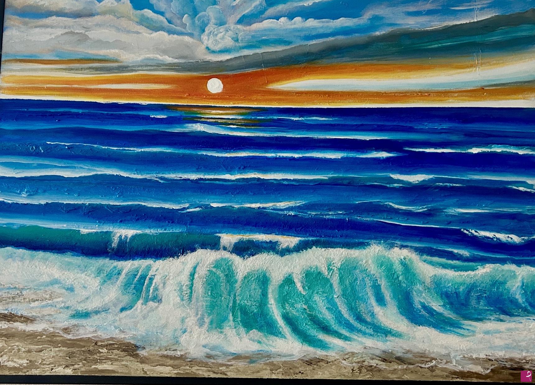 quadri in vendita online - Tramonto Voglia d’Estate 