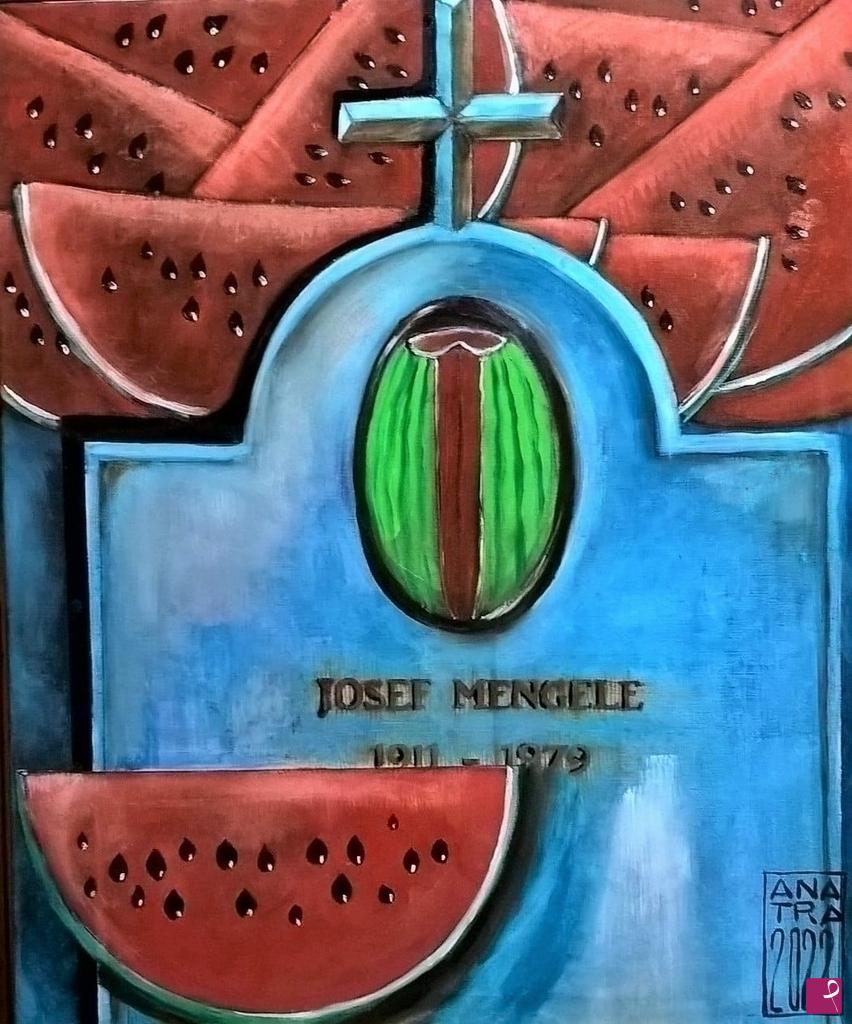 quadri in vendita online - TRE STUDI SU JOSEF MENGELE N. 3 - L'INCUBO RICORRENTE DEL DOTTOR JOSEF MENGELE