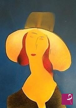 quadri in vendita online - tribute to Modigliani 2