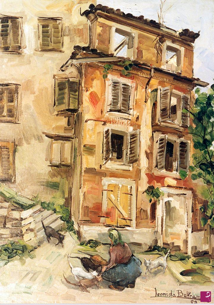 quadri in vendita online - TRIESTE VECCHIA - PIAZZETTA TRAUNER