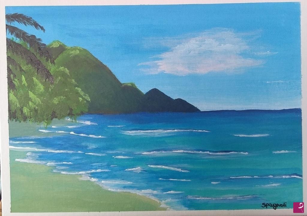 quadri in vendita online - Tropical Beach