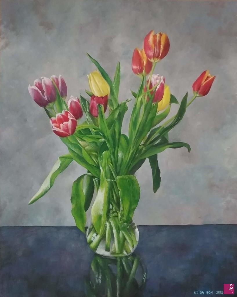 quadri in vendita online - Tulips