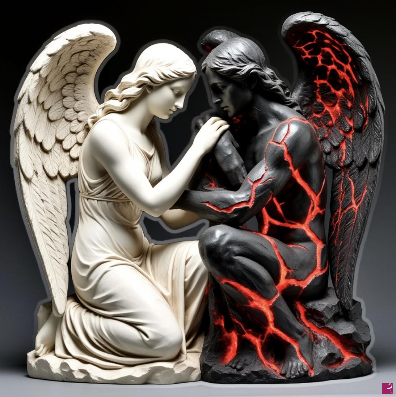 quadri in vendita online - Two Angels 