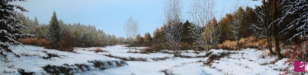 quadri in vendita online - Ultimo sole dopo la neve