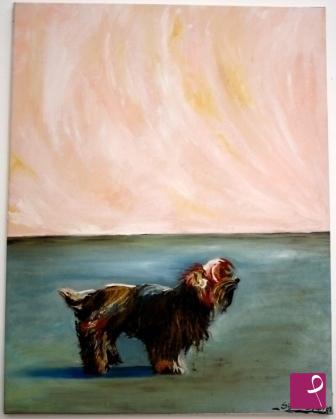 quadri in vendita online - Un Cane