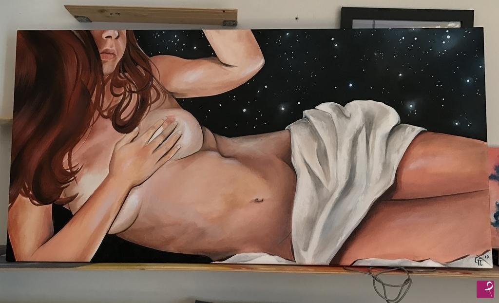 quadri in vendita online - Una donna e il suo universo