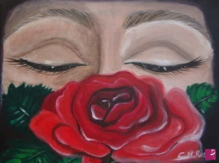 quadri in vendita online - Una rosa per te