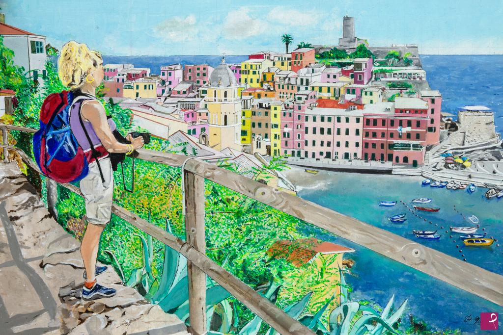 quadri in vendita online - Uno sguardo su Vernazza