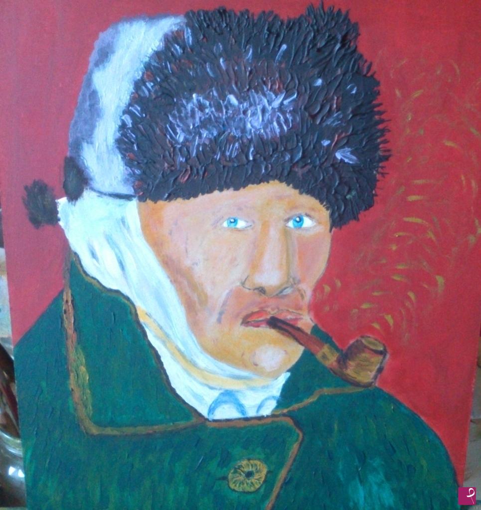 quadri in vendita online - van gogh con pipa