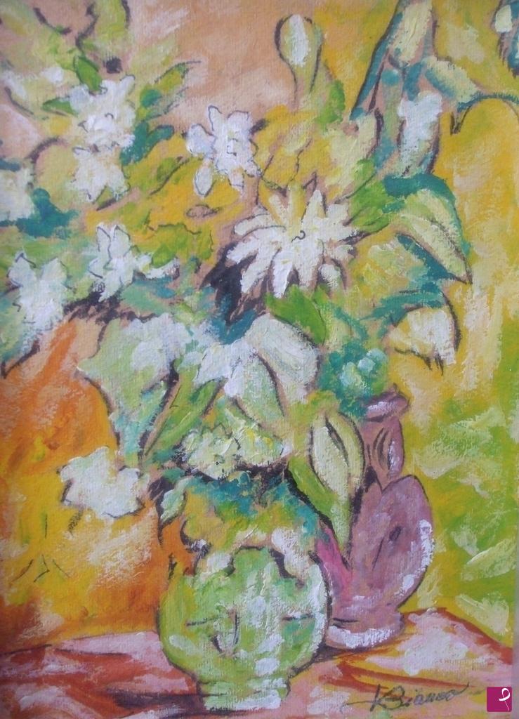 quadri in vendita online - vaso con fiori
