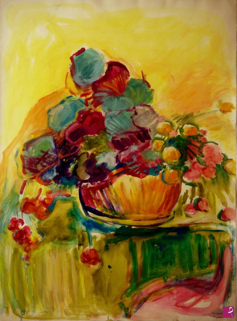 quadri in vendita online - Vaso con fiori (fantasia)