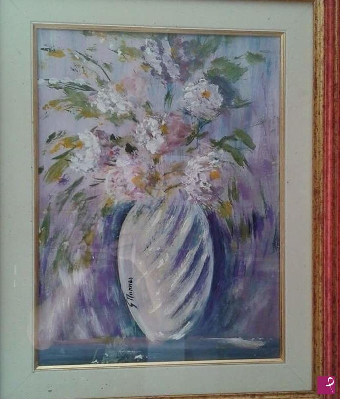 quadri in vendita online - Vaso di fiori