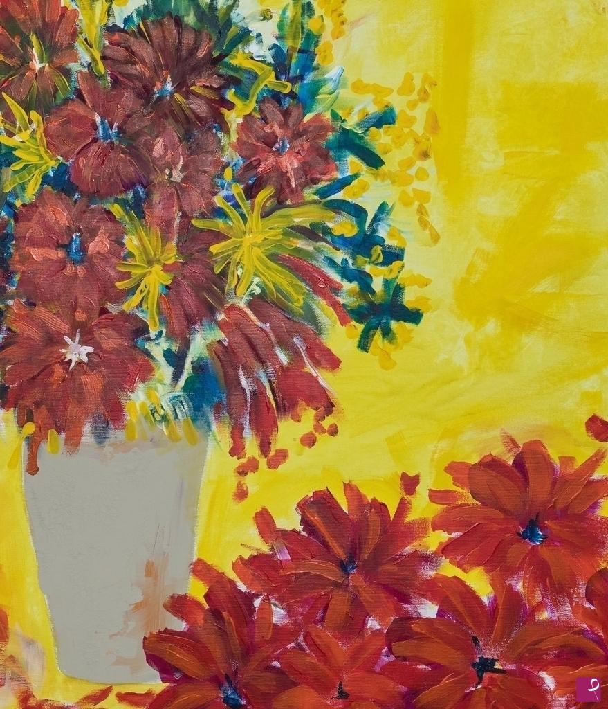 quadri in vendita online - Vaso di fiori