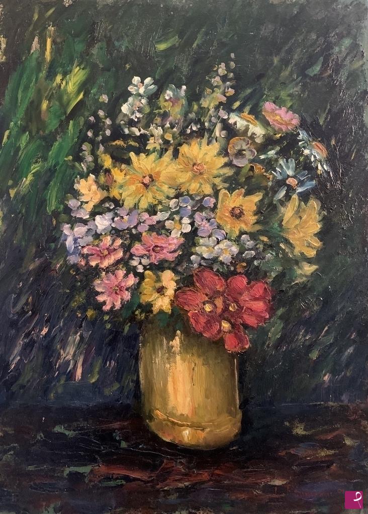 quadri in vendita online - Vaso di fiori