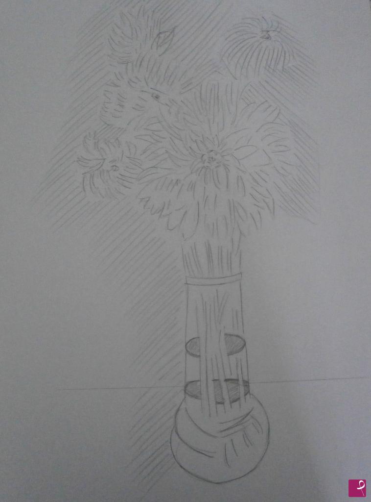 quadri in vendita online - Vaso di fiori