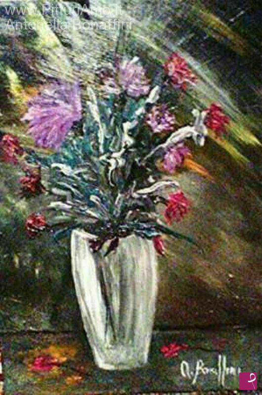 quadri in vendita online - Vaso di Fiori