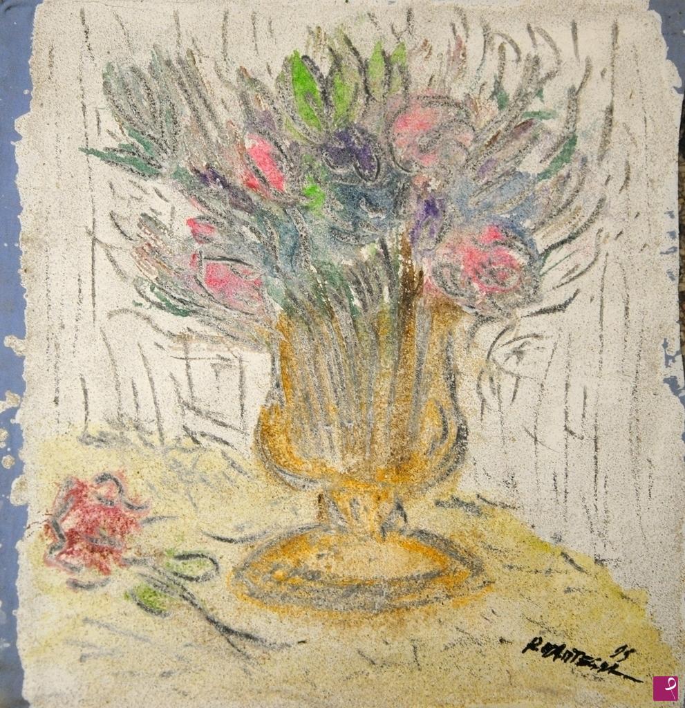 quadri in vendita online - Vaso di fiori