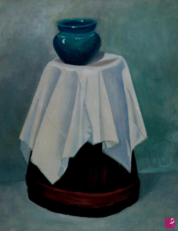quadri in vendita online - vaso verde