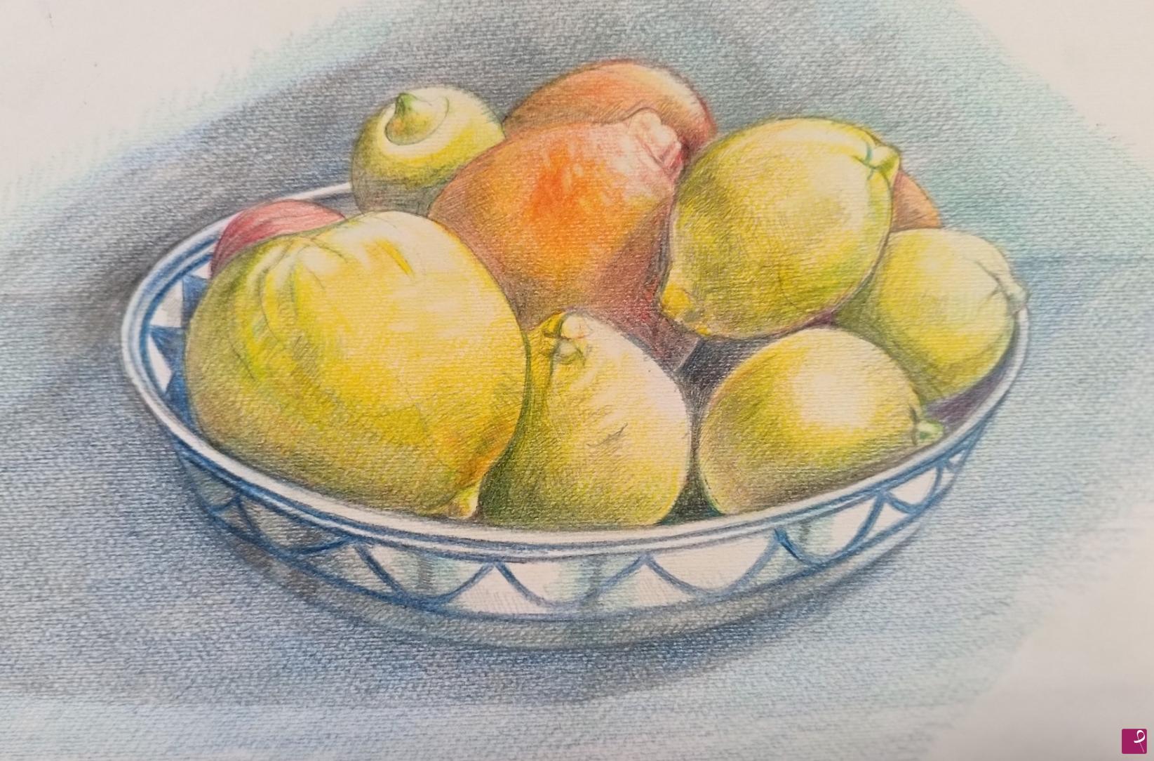 quadri in vendita online - VASSOIO DI FRUTTA