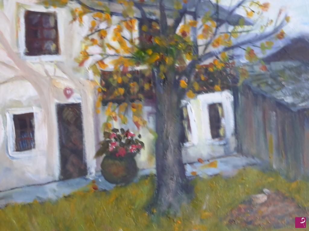 quadri in vendita online - vecchia casa a San Candido
