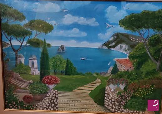 quadri in vendita online - Veduta mare