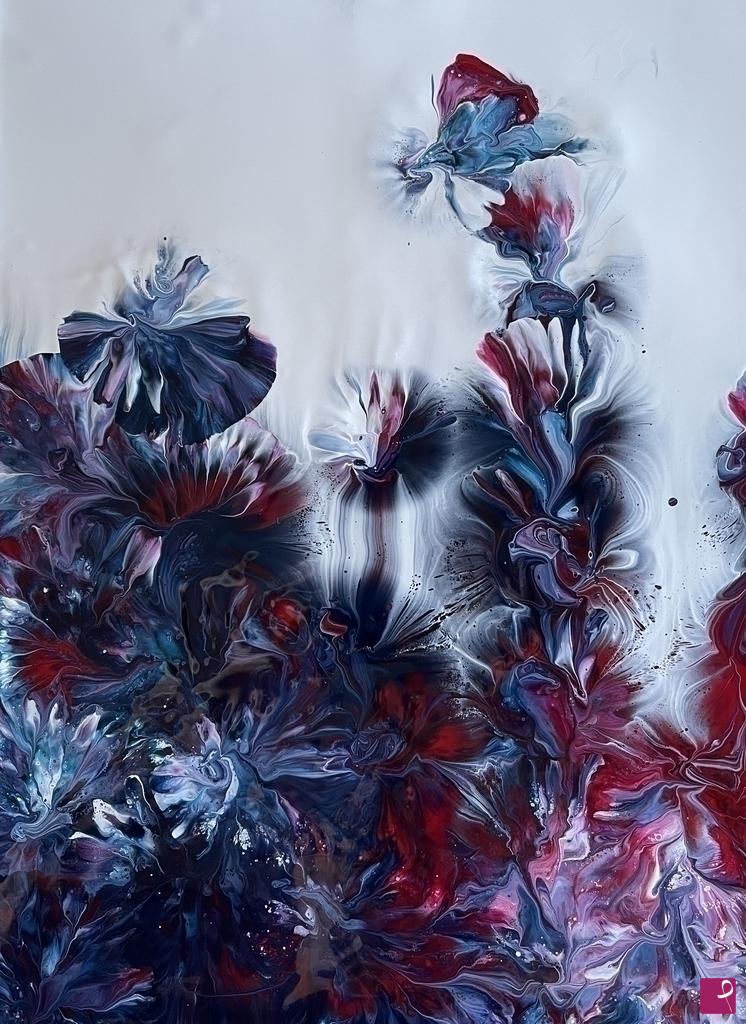 quadri in vendita online - Velvet blu 