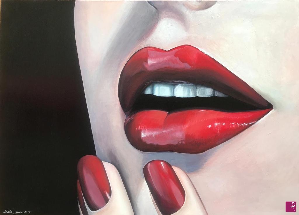 quadri in vendita online - VELVET LIPS
