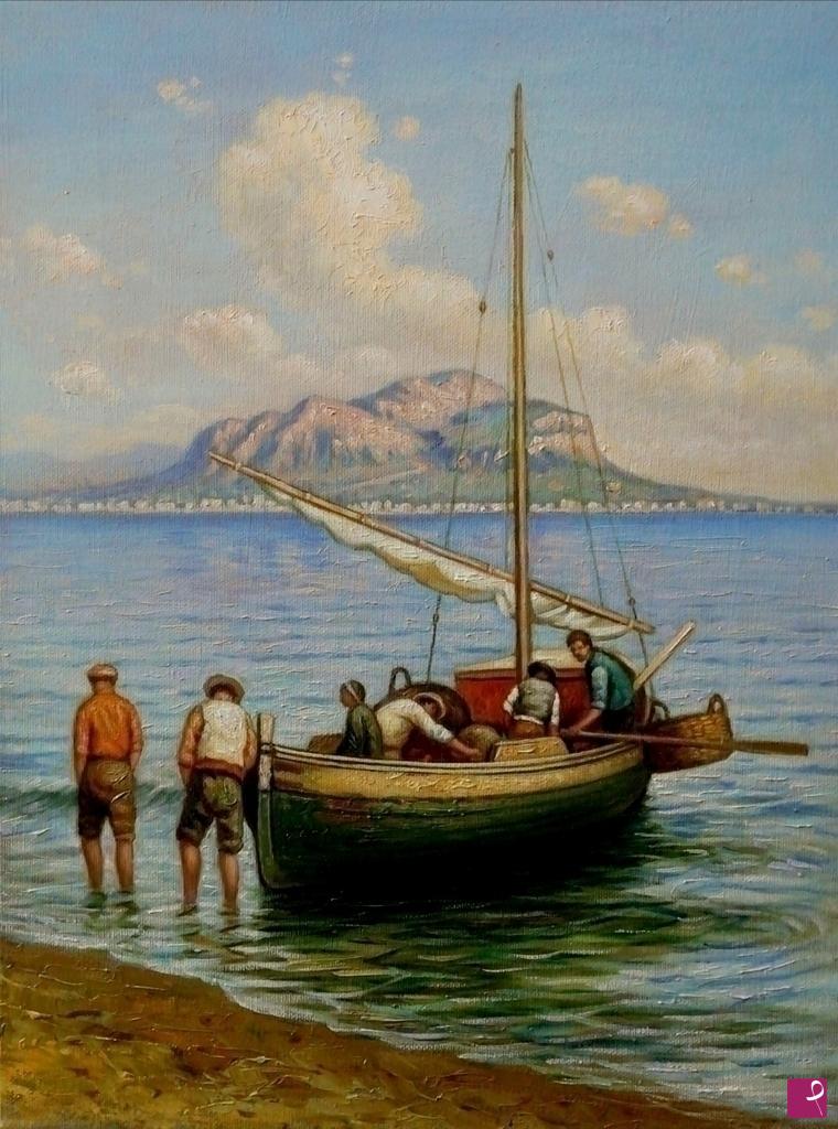 quadri in vendita online - VENDITA QUADRI - Pescatori siciliani
