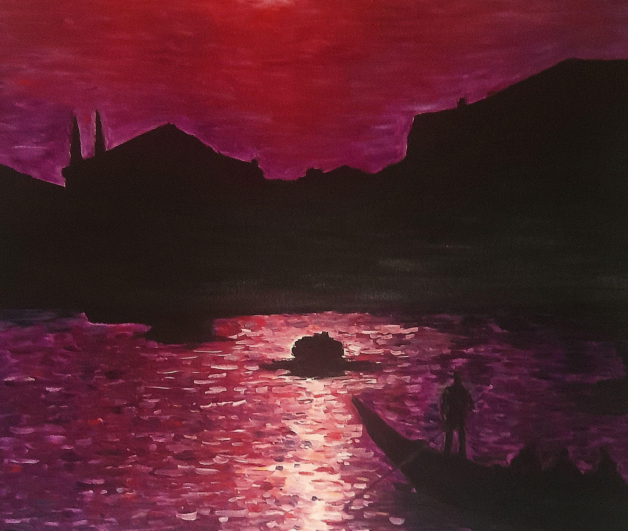 quadri in vendita online - Venezia al tramonto 