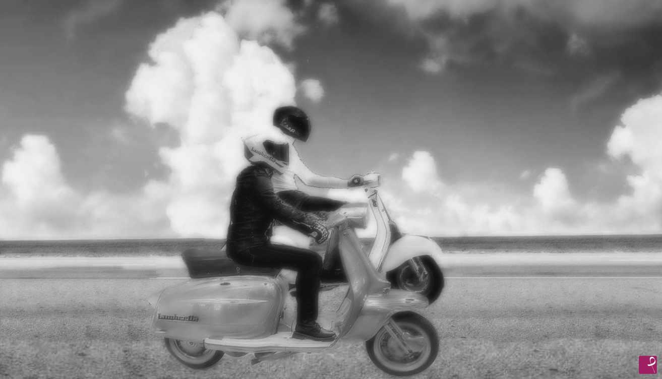 quadri in vendita online - Vespa vs Lambretta