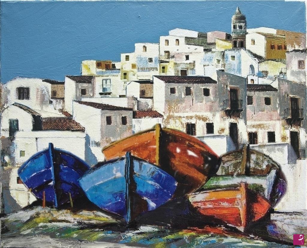 quadri in vendita online - Vieste (FG) centro storico
