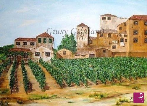quadri in vendita online - "Vigneto"