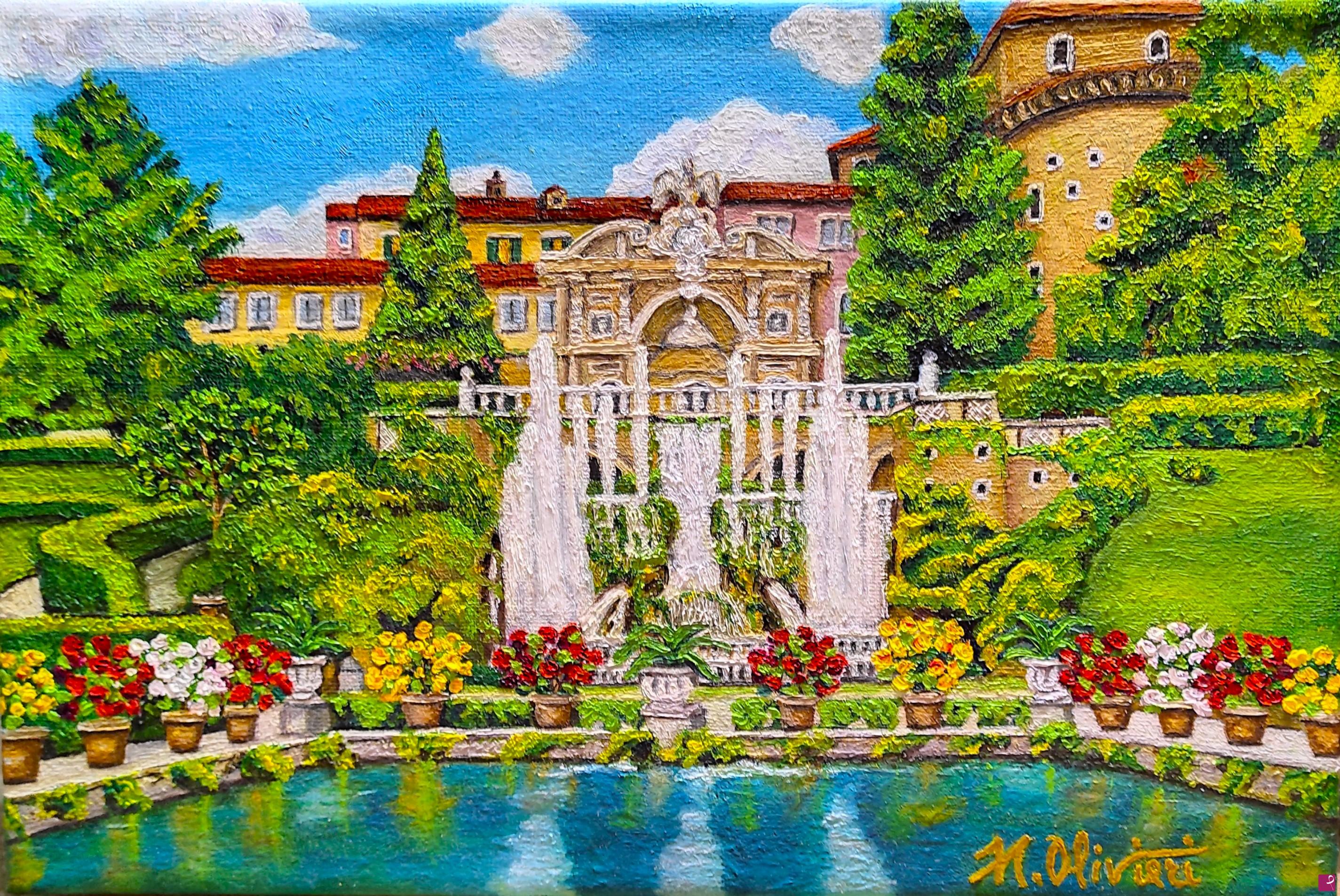 quadri in vendita online - Villa d'Este - Giochi d'Acqua