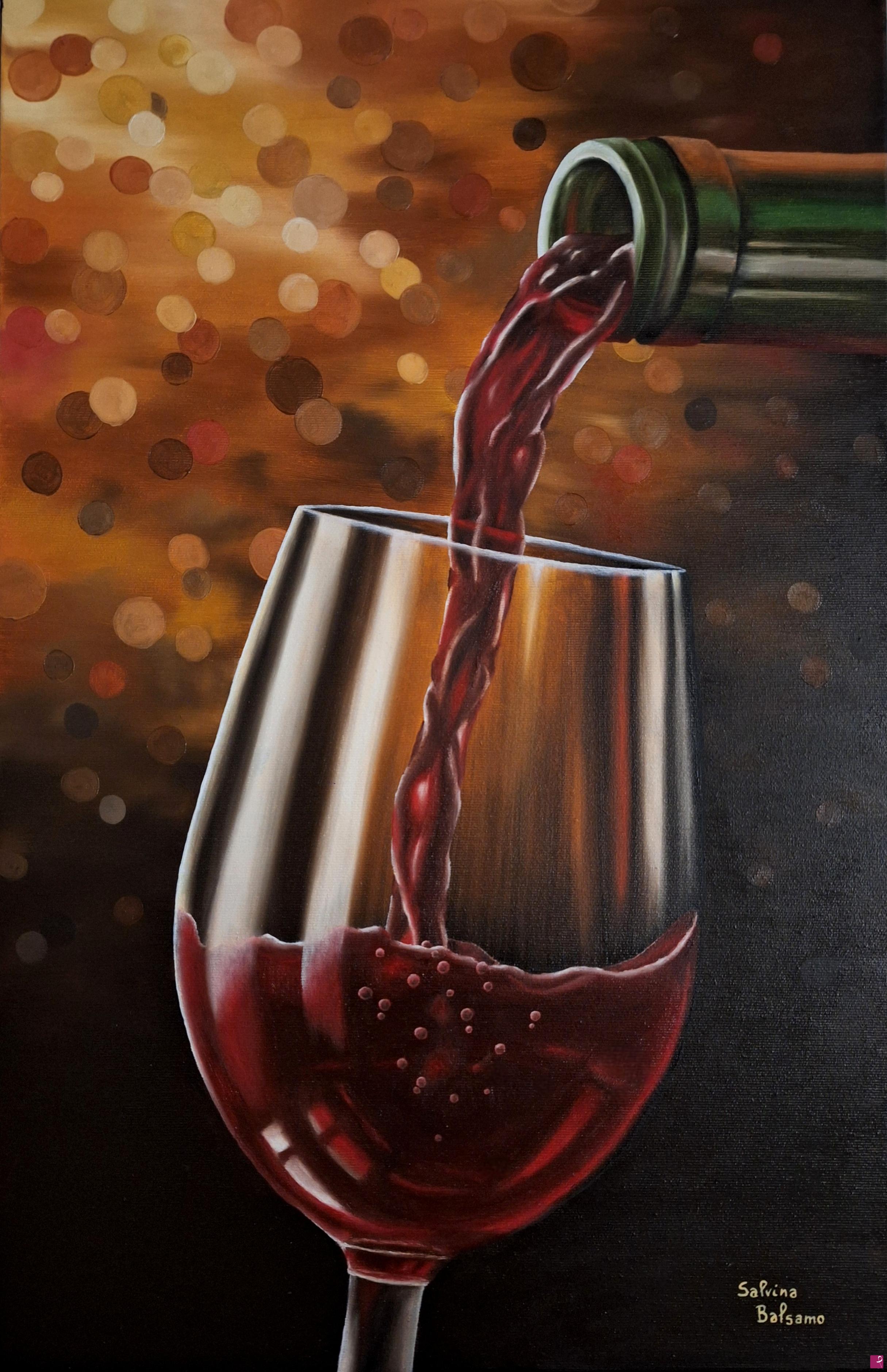 quadri in vendita online - Vino rosso