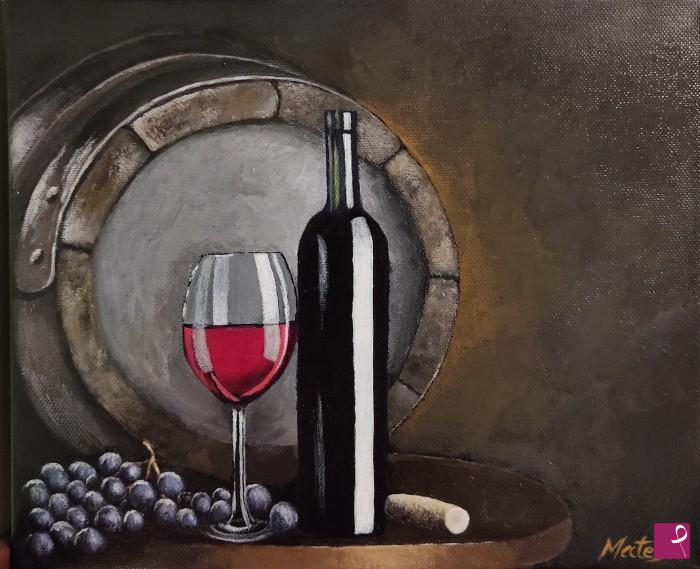 quadri in vendita online - Vino vecchio