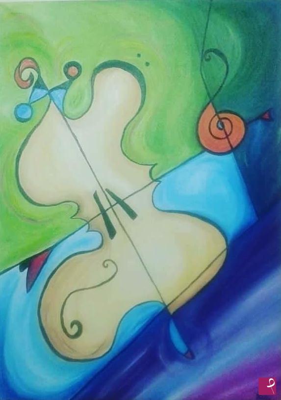 quadri in vendita online - Violoncello