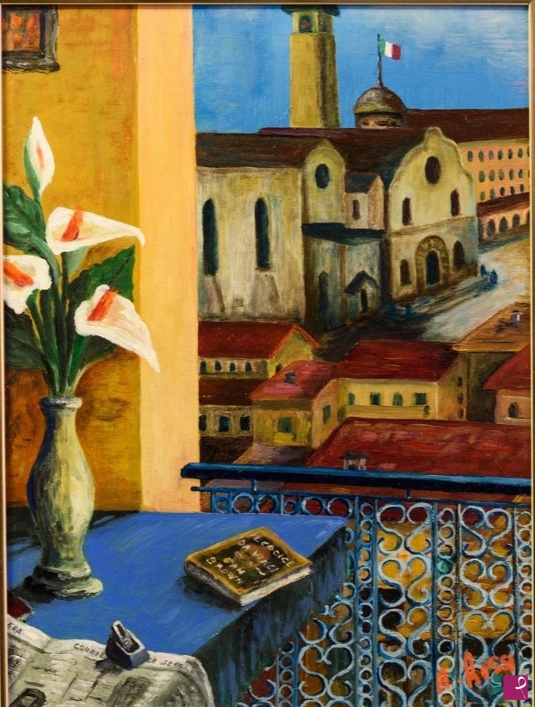 quadri in vendita online - VISTA DAL BALCONE  (2008)