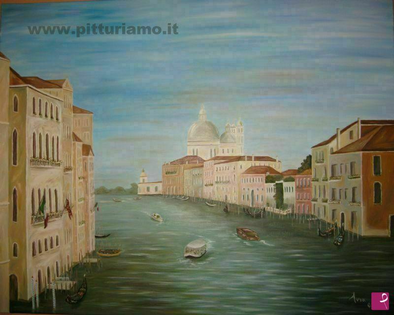 quadri in vendita online - VISTA DAL PONTE ACCADEMIA
