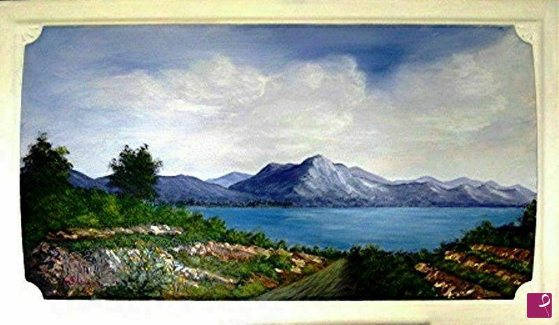 quadri in vendita online - vista dallo sciglio (Roccalumera )