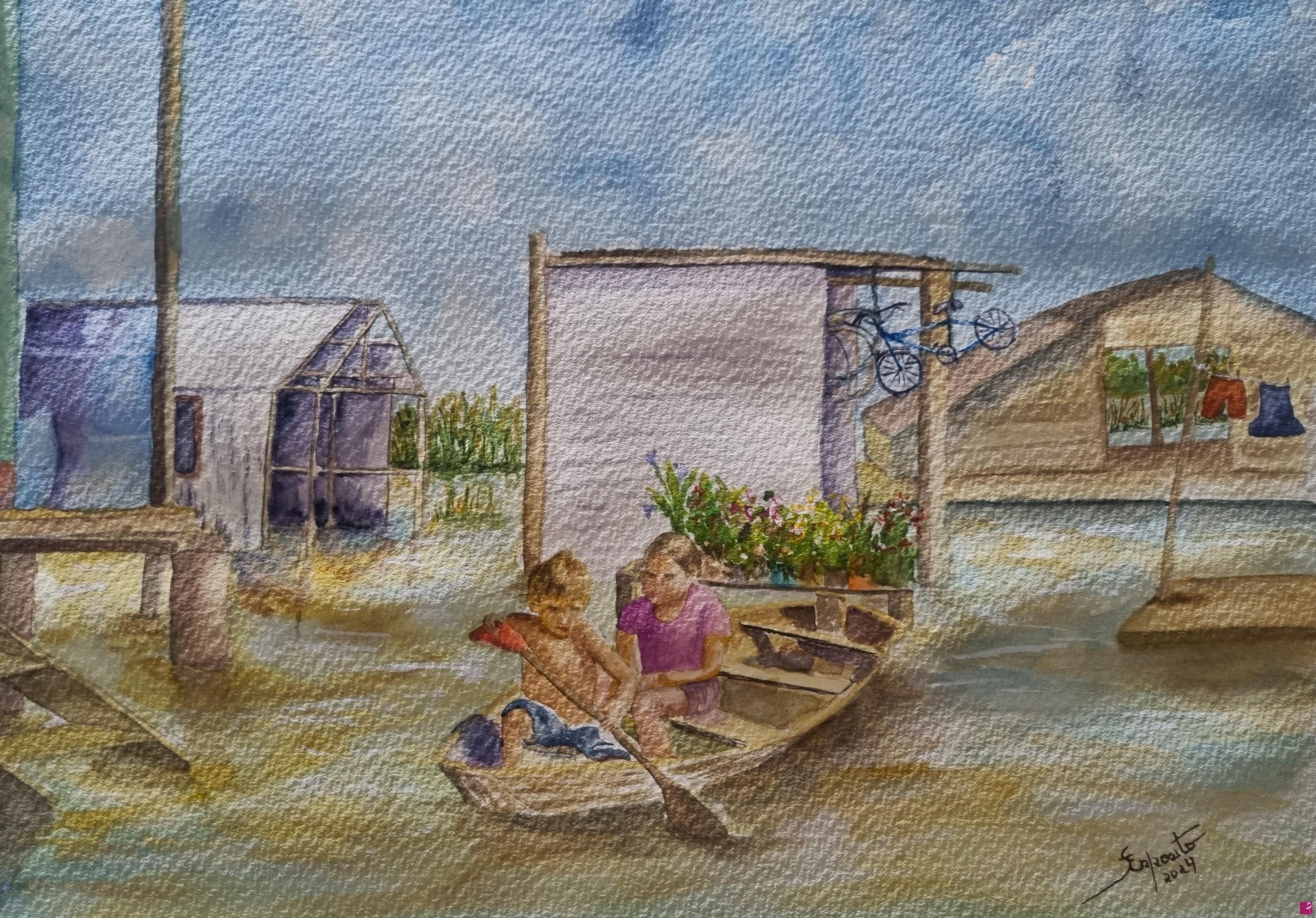 quadri in vendita online - Vita in Amazzonia