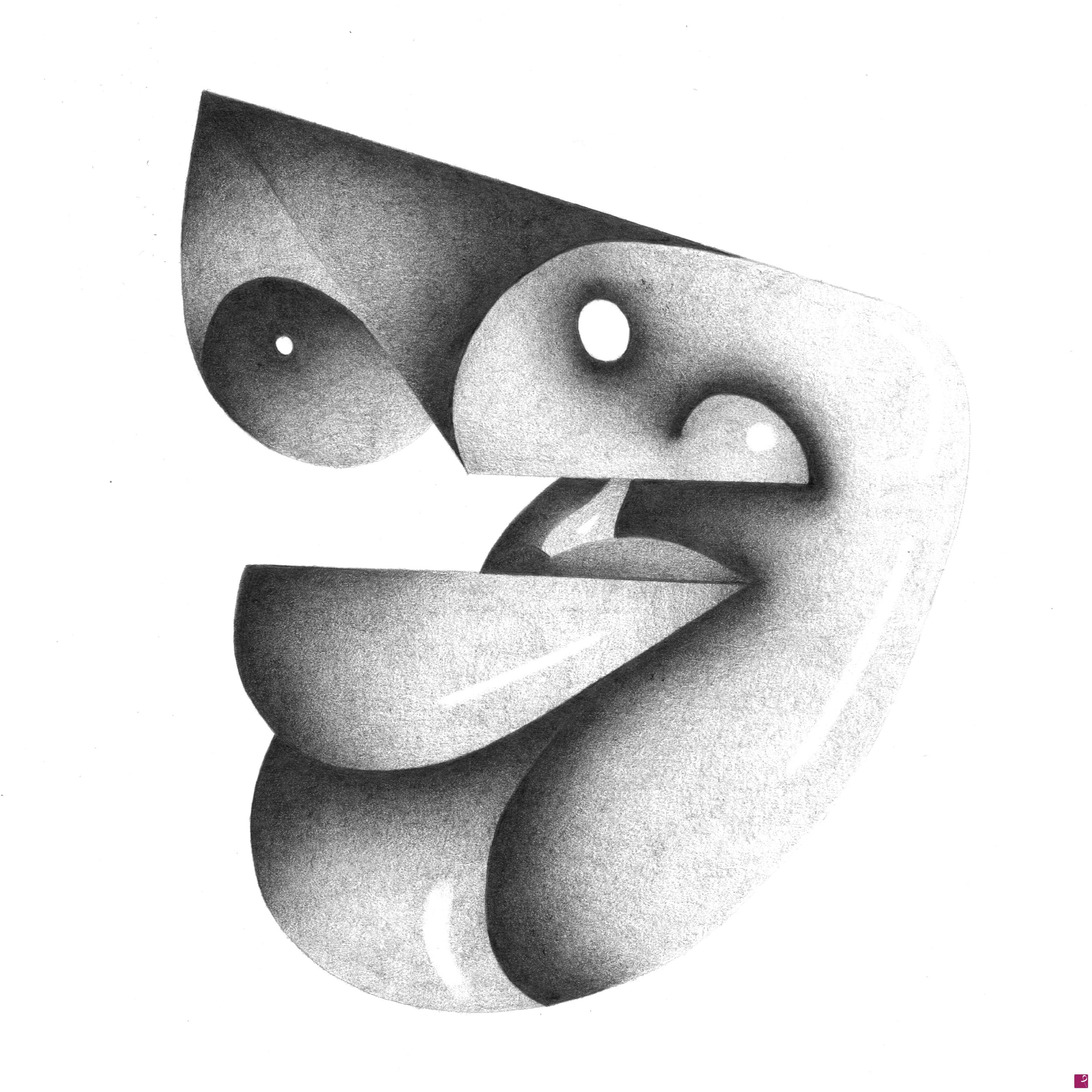 quadri in vendita online - Volto Astratto/Abstract Face #2