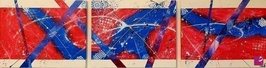 quadri in vendita online - Vulcano 3x 40x50