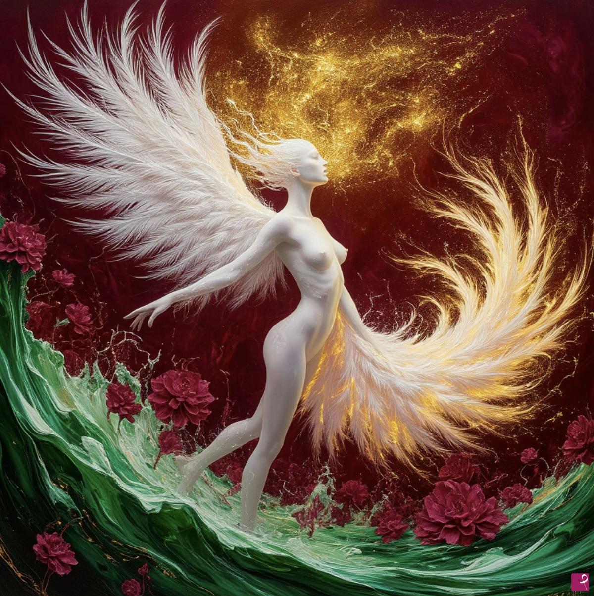 quadri in vendita online - White Angel 