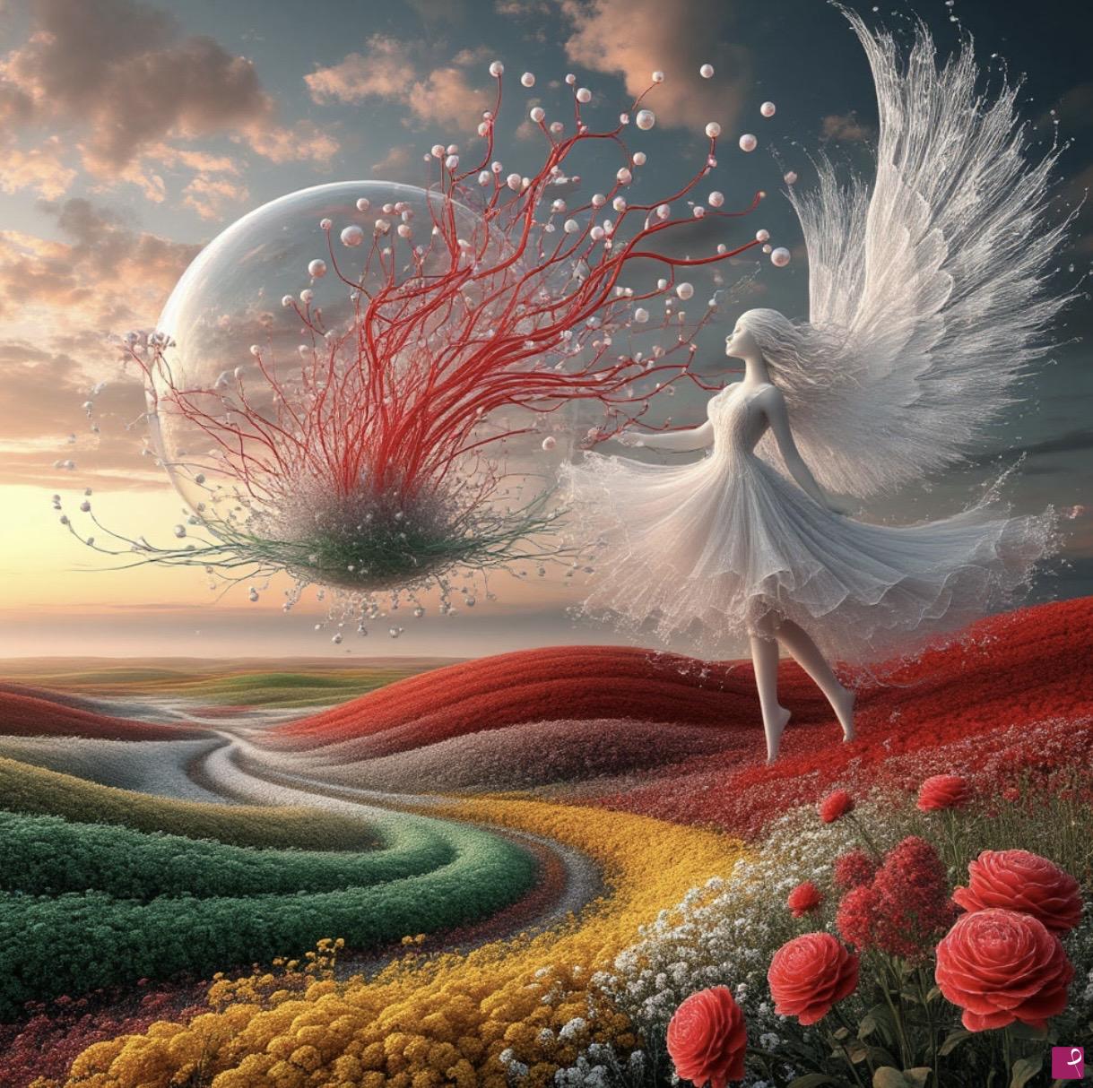 quadri in vendita online - White Angel 
