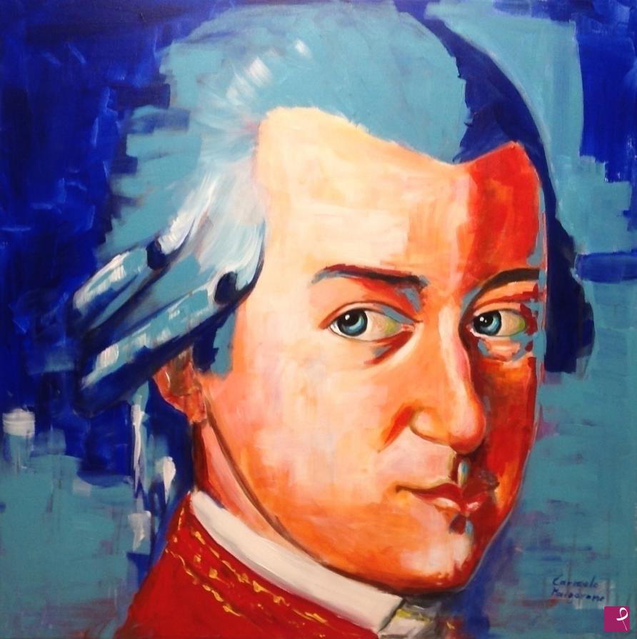quadri in vendita online - Wolfgang Amadeus Mozart