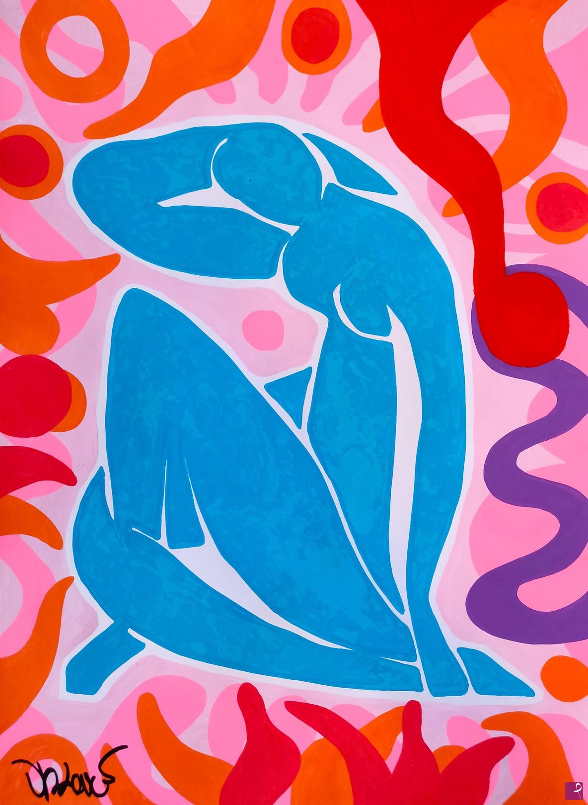 quadri in vendita online - Woman (Tributo a Matisse)